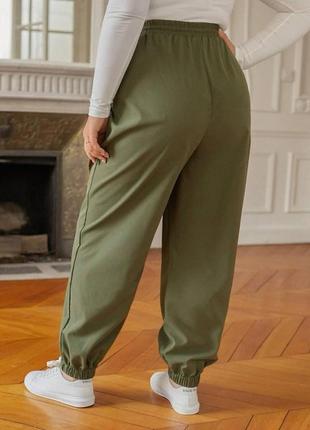 Женские весенние штаны свободные из двухнитки размеры 48-626 фото