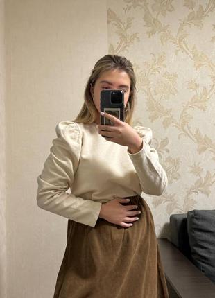 Теплий світшот від zara з пишними рукавчиками🥰