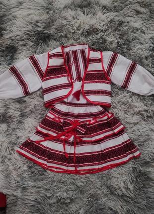 Вышиванка вышиванное платье костюм комплект