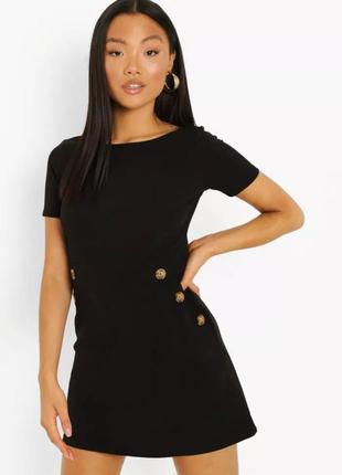 Брендовое платье туника boohoo этикетка