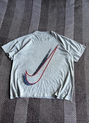 Nike vintage big logo tee футболка унисекс оригинал бы в