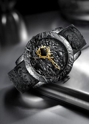 Чоловічий тактичний годинник — megalith dragon8 фото