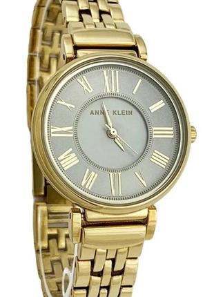 Женские часы anne klein ak/2158gygb, белый с золотым