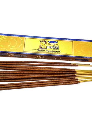 Natural sandal (натуральный сандал)(15 gm)(satya) пыльцовое благовоние