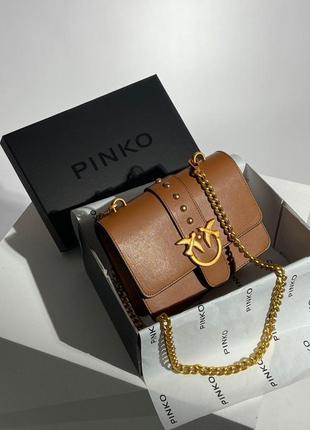 Сумка pinko classic love bag icon simply brown