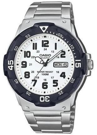 Мужские часы casio mrw-200hd-7bvef, белый с серебрянным