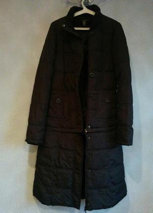 Куртка синтепонова трансформер шоколадного кольору