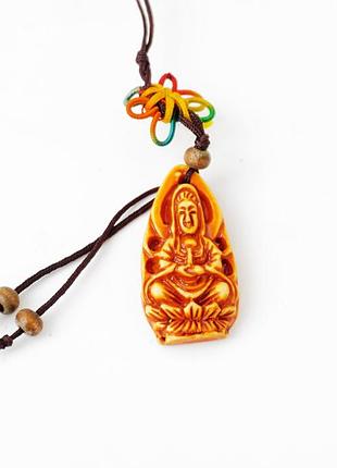Брелок фен шуй гуань инь обезьяна пластик bm