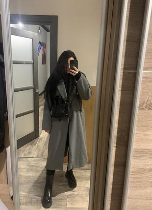 Пальто оверсайз довге