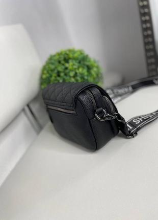 Жіноча стильна та якісна сумка зі штучної шкіри сіро-бежева4 фото