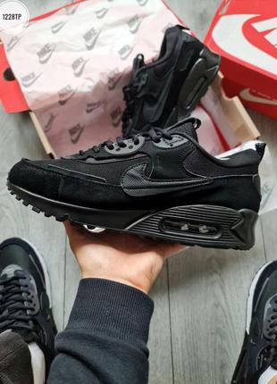 Мат і глянець чорний круті кросівки nike air max 90 surplus яскраві і класичні