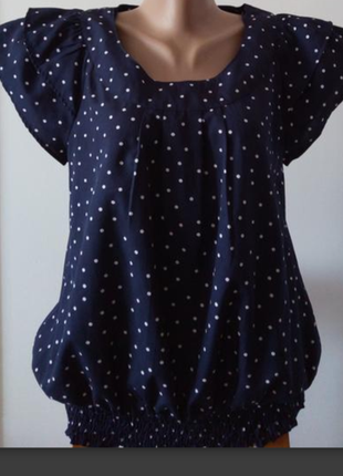 Розпродаж! блуза в горошок f&f, р. 14-16/xl, 2xl