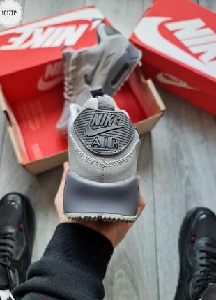 Крутые кроссовки nike air max 90 surplus яркие и классические серые4 фото