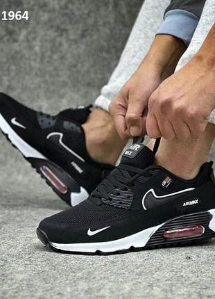 Кроссовки nike air max 90 sur plus классические и спортивные аир макс 90 чорные с красным