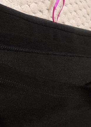 Черная трикотажная базовая юбка top class, трикотажная школьная юбка5 фото