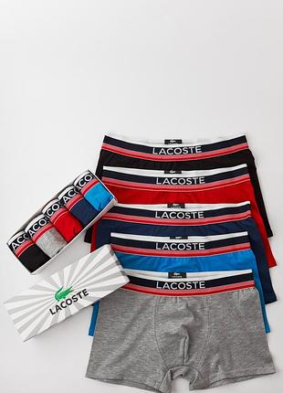 Трусы (5 шт) в коробке мужские набор подарка боксеры комплект мужское нижнее белье