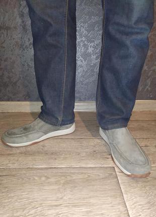 Туфли clarks (англия), мокасины, слипоны, кожа, абсолютно новые.