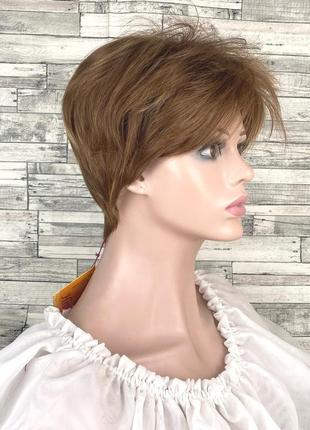 Парик русый короткий короткая стрижка женский для женщин для ежедневной носки hivision ronik v6