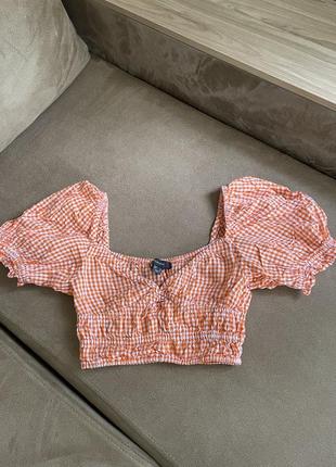 Стильний топ у клітинку від primark