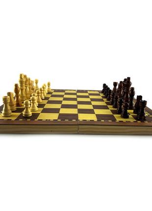 Шахи дерев'яні з магнітом (29х29х2 см)2 фото