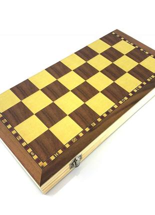 Шахи дерев'яні з магнітом (29х29х2 см)5 фото