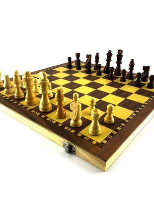 Шахи дерев'яні з магнітом (29х29х2 см)4 фото