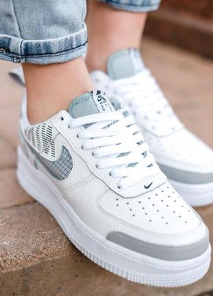 Nike air force 1 low lv8 2 "white/grey