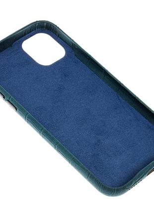 Шкіряний чохол croco leather для apple iphone 11 pro (5.8")3 фото