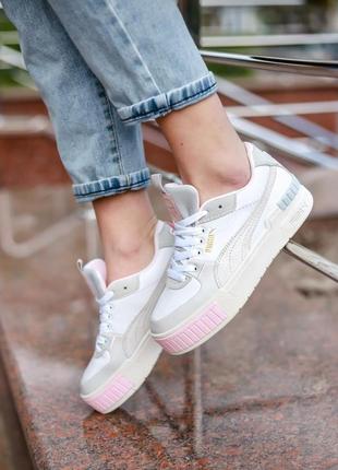 Puma cali sport mix white - marshmallow