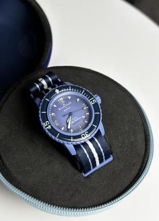 Годинник swatch x blancpain atlantic ocean