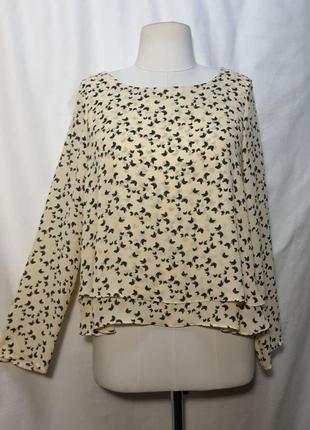 Нежнейшая женская легкая воздушная блуза, двошарова блузка, пудровый топ6 фото