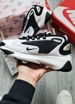 Чоловічі кросівки nike zoom 2k white black4 фото