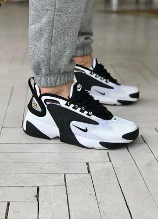 Чоловічі кросівки nike zoom 2k white black8 фото