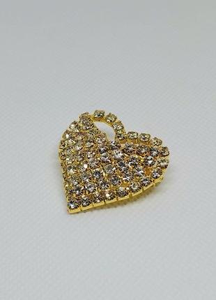 Брош декоративна на шпильці 3,5см×3,5см