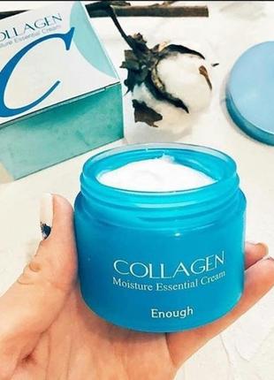 Увлажняющий крем для лица с коллагеном enough collagen moisture essential cream2 фото