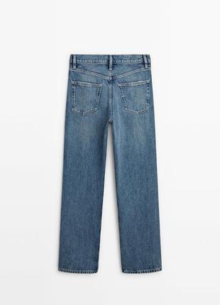 Прямые джинсы с высокой талией2 фото