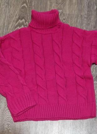 Теплий жіночий в'язаний светр туреччина 42-44