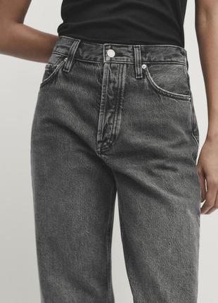 Прямые джинсы с высокой талией4 фото