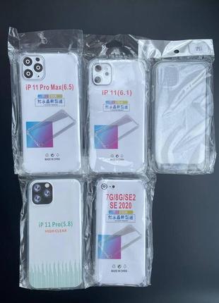 Прозрачный чехол для iphone x/xs, 11, 11 pro и 11 pro max clear case lux6 фото