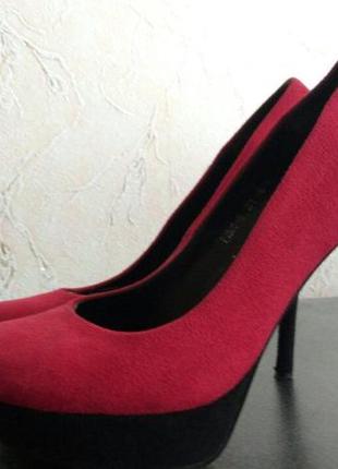 Туфли красные, стильные4 фото