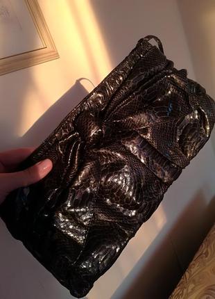 Клатч под кожу питона new look