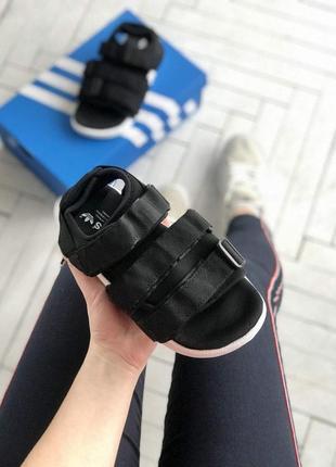 Adidas sandals сандалии адидас в черном цвете (36-41)😍4 фото