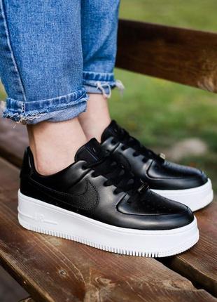 Nike air force 1 sage low black