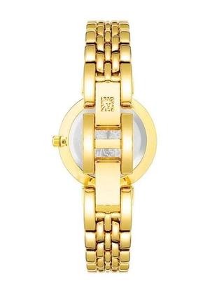 Женские часы anne klein ak/2158bhgb, бежевый с золотым2 фото