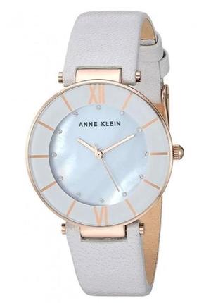 Жіночий годинник anne klein ak/3272rglg. жіночий годинник з сірим ремінцем. годинник анне клейе