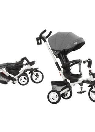Велосипед триколісний tilly flip t-390/1 сірий/1/