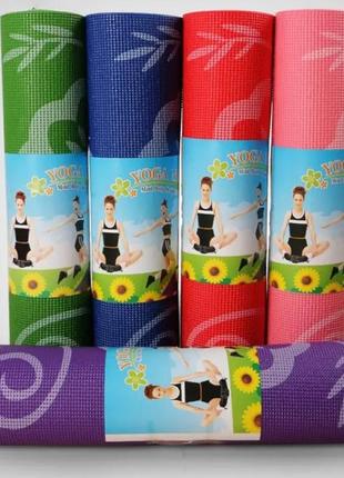 Фітнес килимок для йогі карімат для спорту 5 мм2 фото