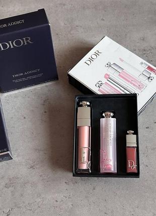 Dior - набор для губ dior addict natural glow set, оригинал2 фото