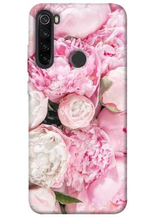 Чехол itsprint pink peonies для xiaomi redmi note 8t1 фото