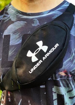 Бананка (поясная сумка) under armour black2 фото